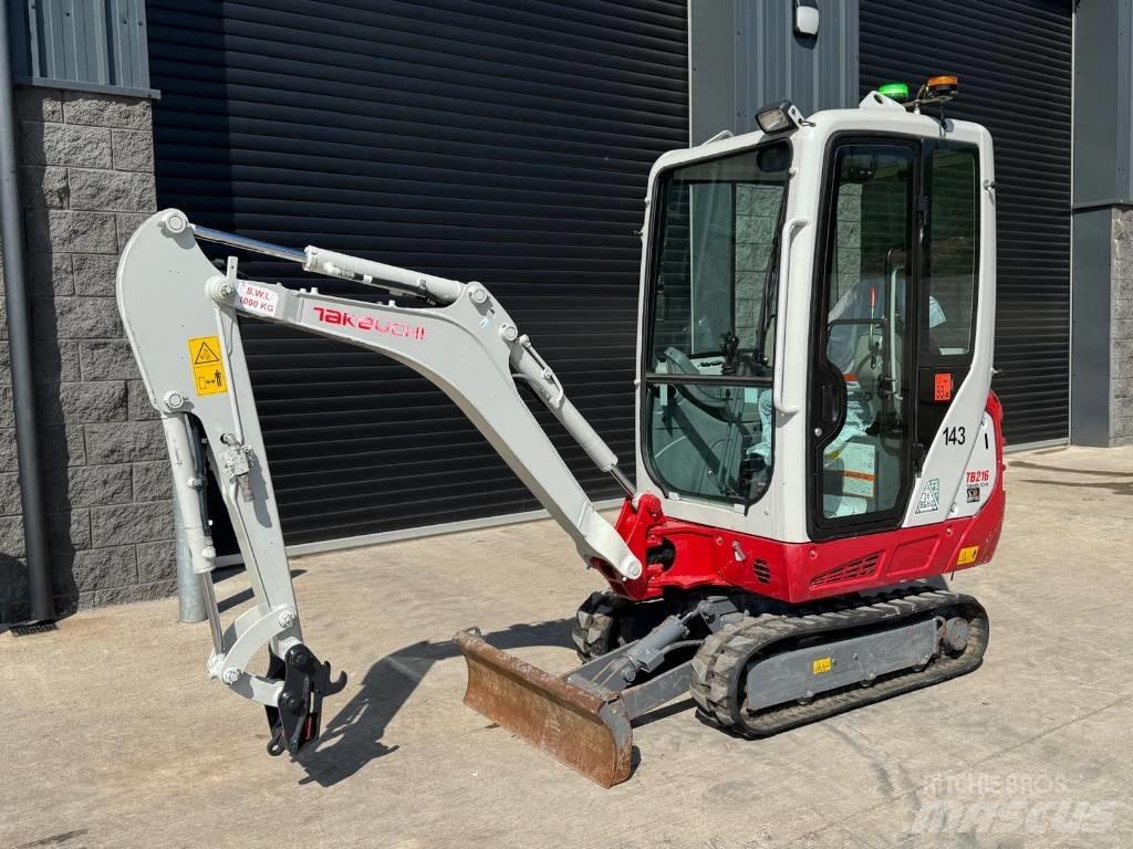 Takeuchi TB 216 Mini bagri <7t
