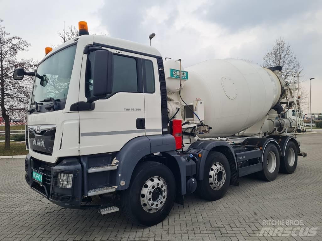 MAN 32.360 / IMER 9 m3 Avtomešalci za beton