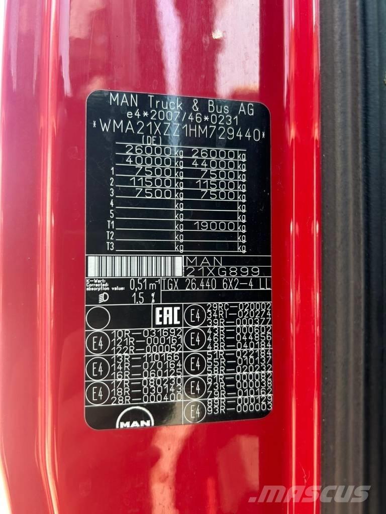 MAN TGX 26.440 Tovornjaki za prevoz avtomobilov z vitlom