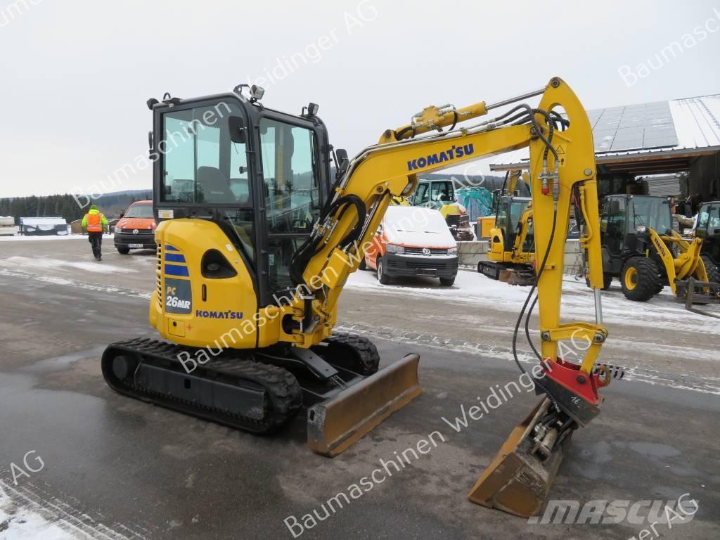 Komatsu PC 26 MR-5 Mini bagri <7t