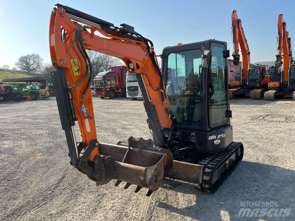 Doosan DX27z-7 Mini bagri <7t