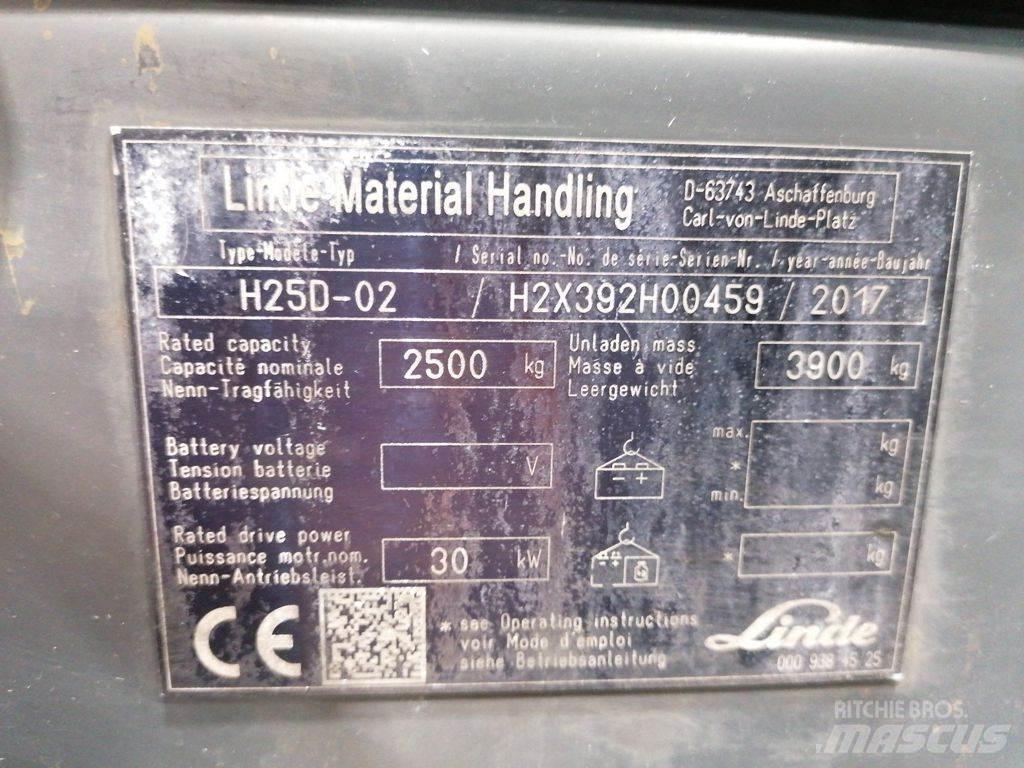 Linde H25D-02 Dizelski viličarji