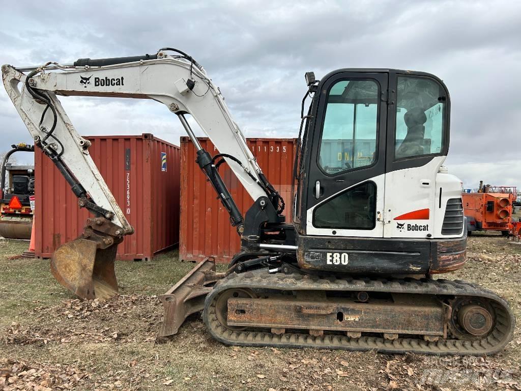 Bobcat E 80 Bagri goseničarji