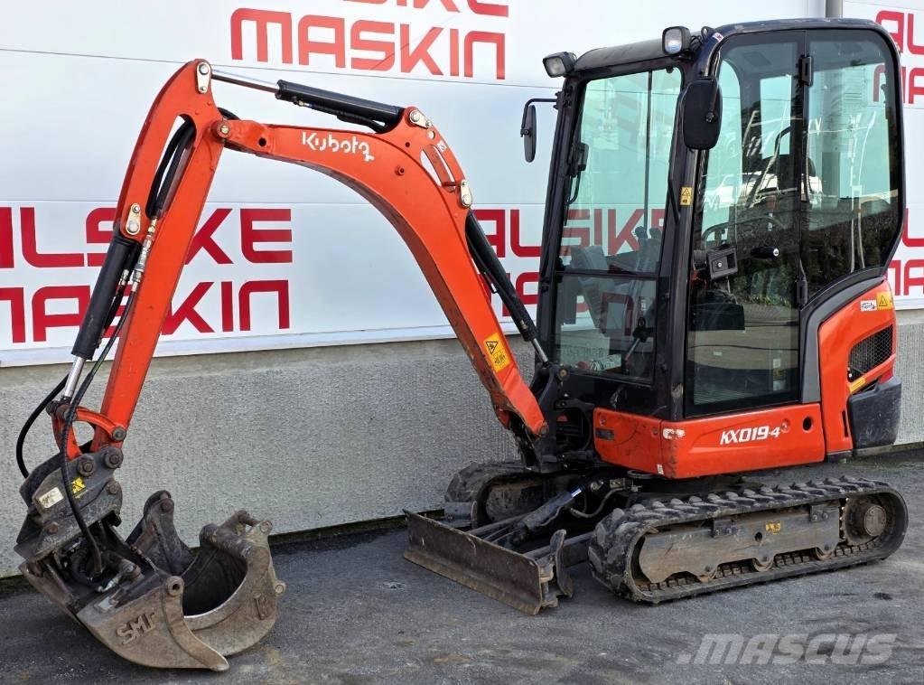 Kubota KX 019-4 Mini bagri <7t