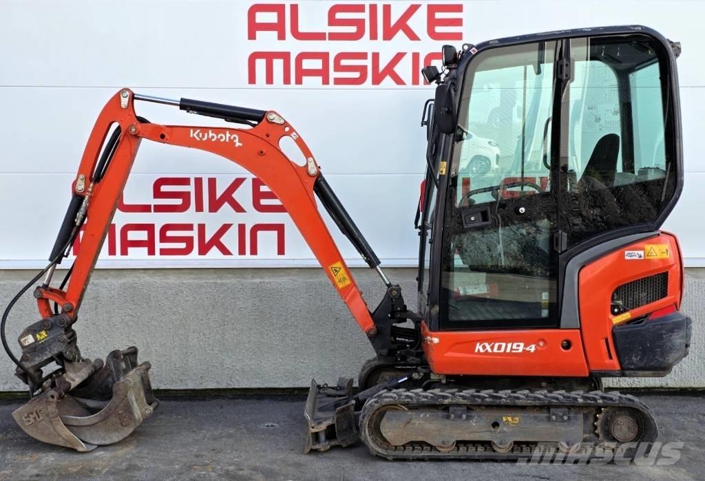 Kubota KX 019-4 Mini bagri <7t
