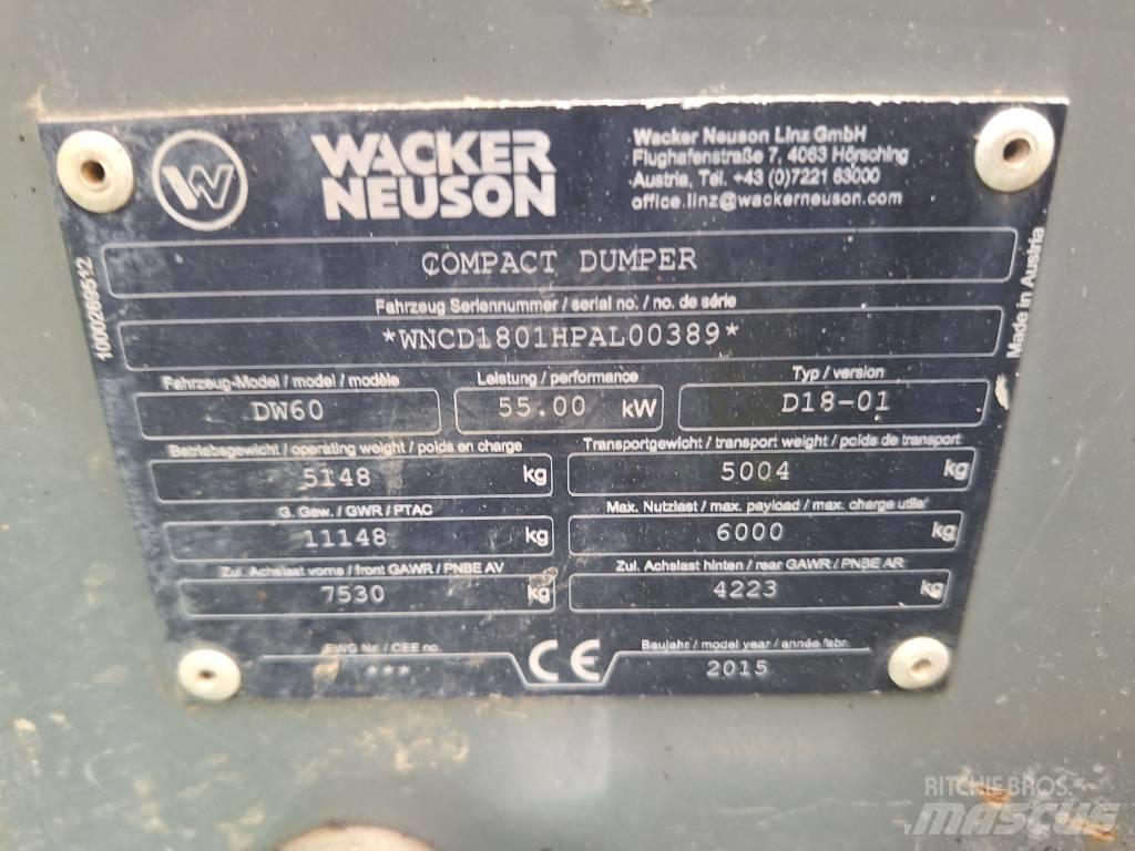 Wacker Neuson DW 60 Ne cestni demperji