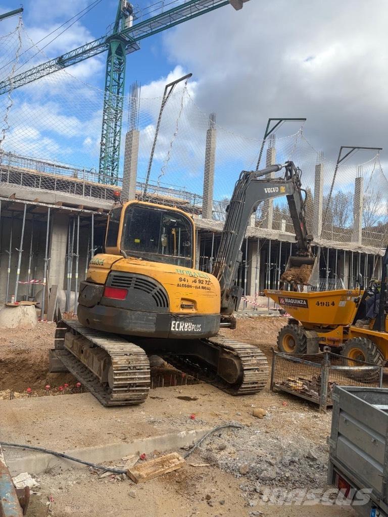 Volvo ECR 88 PLUS Midi bagri 7t – 12t