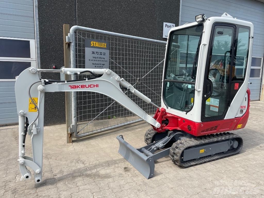 Takeuchi TB216 Mini bagri <7t