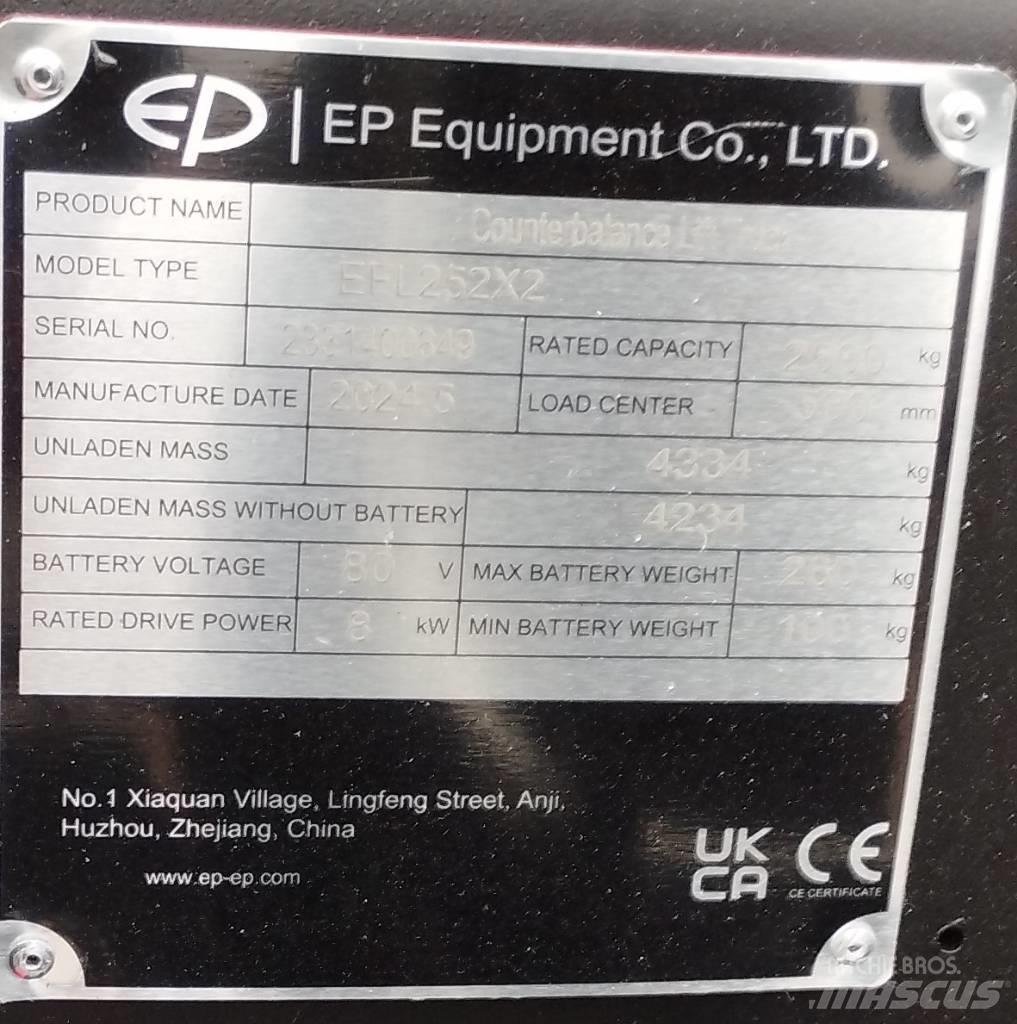 EP EFL 252 X LI-ON Električni viličarji
