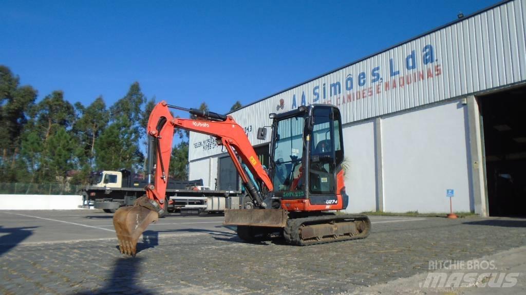 Kubota U 27-4 Mini bagri <7t