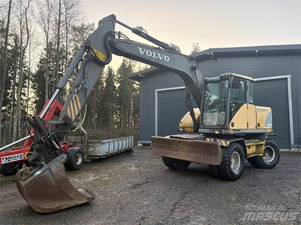 Volvo EW140 Bagri na kolesih
