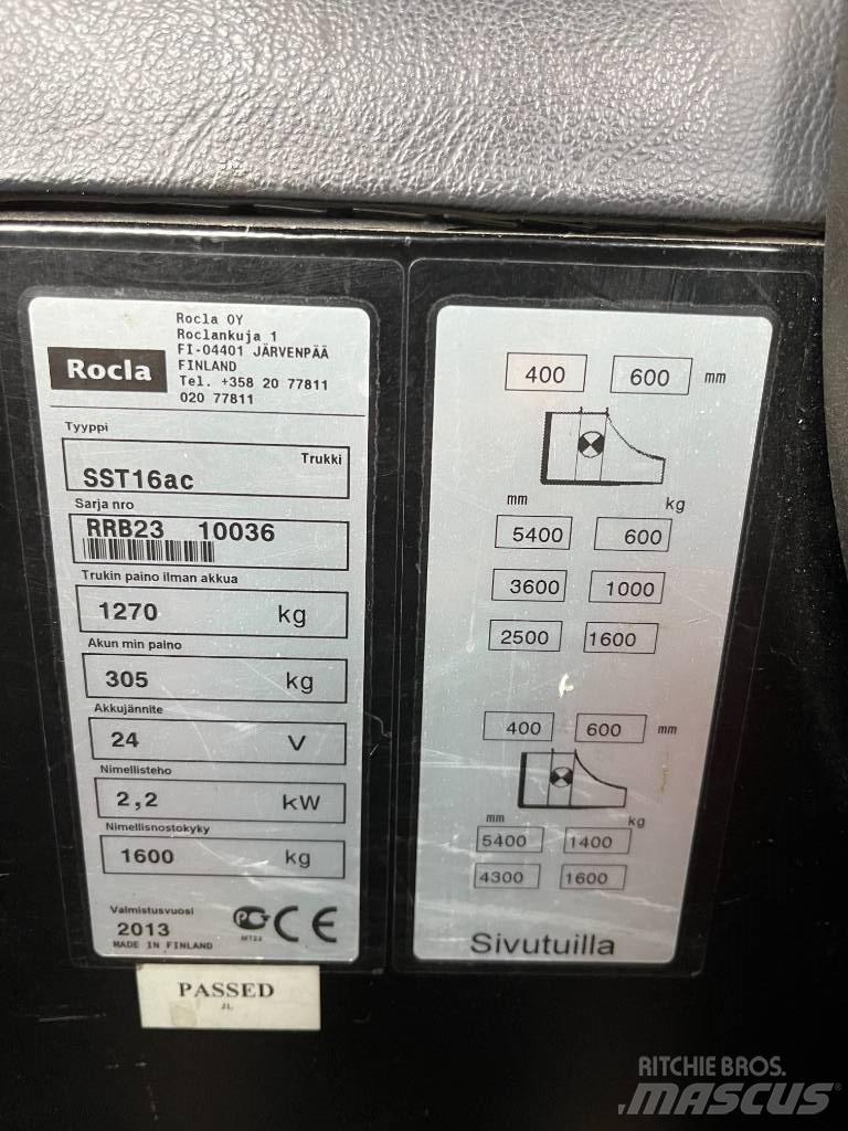 Rocla SST 16 AC Samopogonski ročni viličarji
