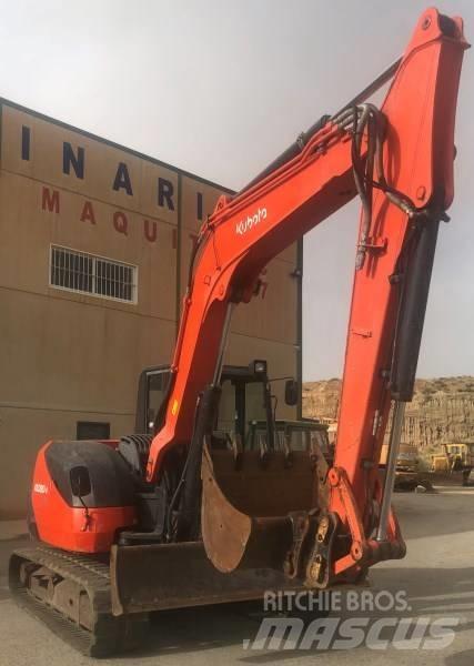 Kubota KX080-4 Midi bagri 7t – 12t