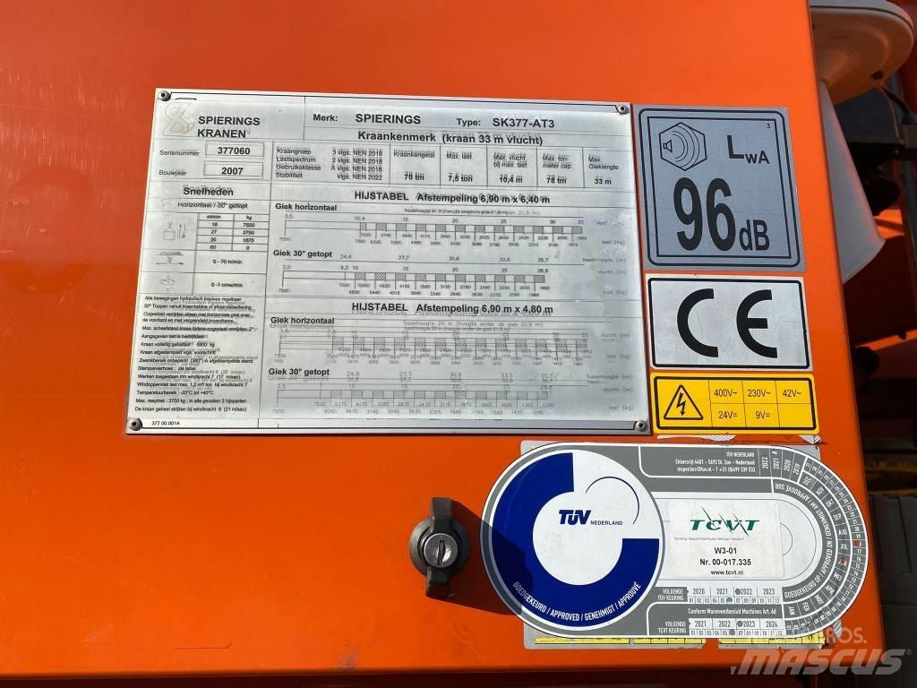 Spierings SK377 Stolpni žerjavi