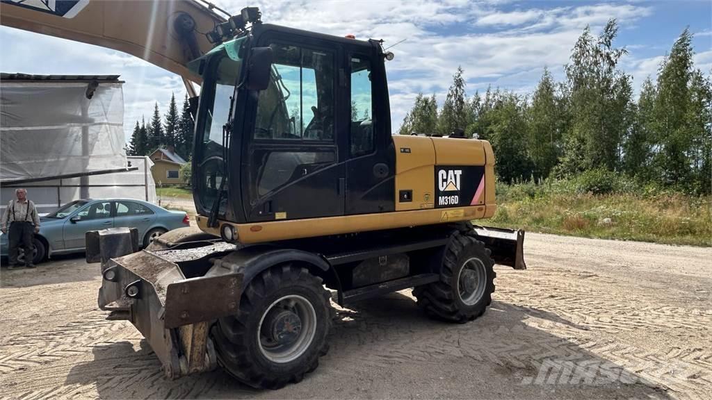 CAT 316 D Bagri na kolesih