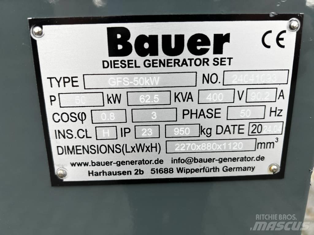 Bauer 69 KVA Dizelski agregati