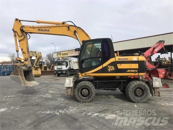 JCB JS 160 W Bagri na kolesih