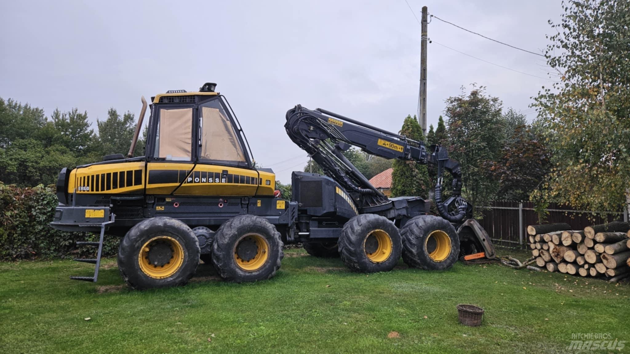 Ponsse Ergo 8W Harvesterji