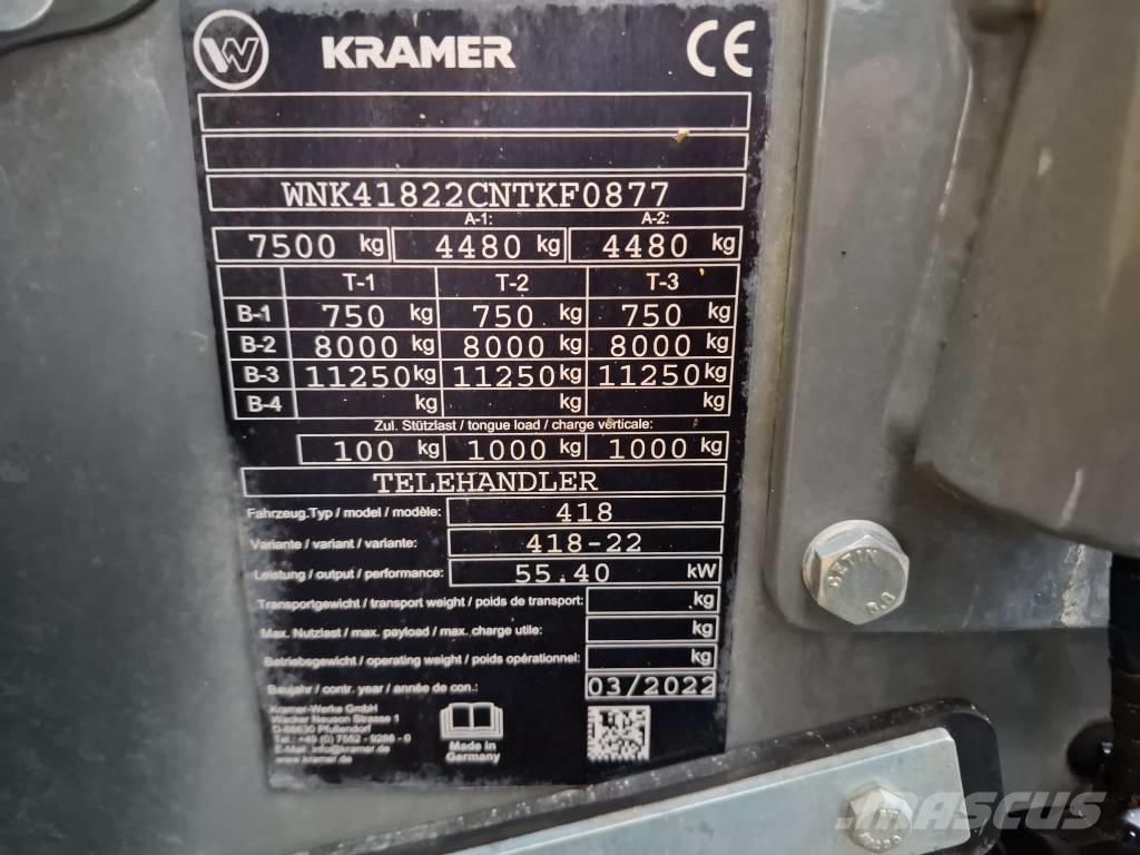 Kramer-allrad 2706 Teleskopski kolesni nakladalci