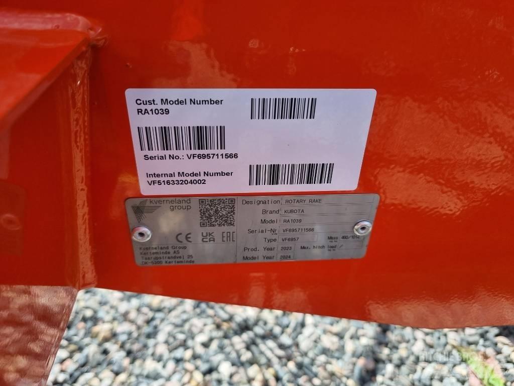 Kubota RA 1039 Zgrabljalniki