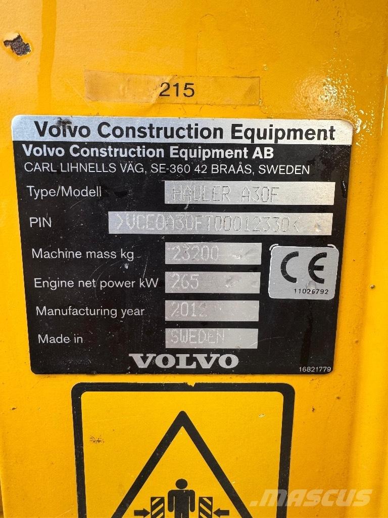 Volvo A 30 F Zglobni demperji