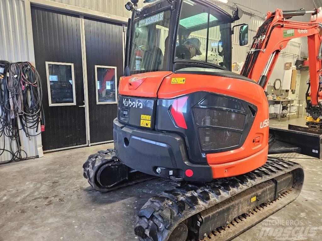 Kubota KX U56-5 Mini bagri <7t