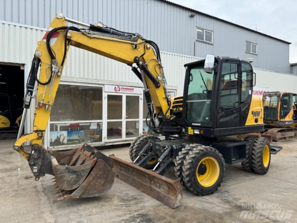 Yanmar B95W (40744) Bagri na kolesih