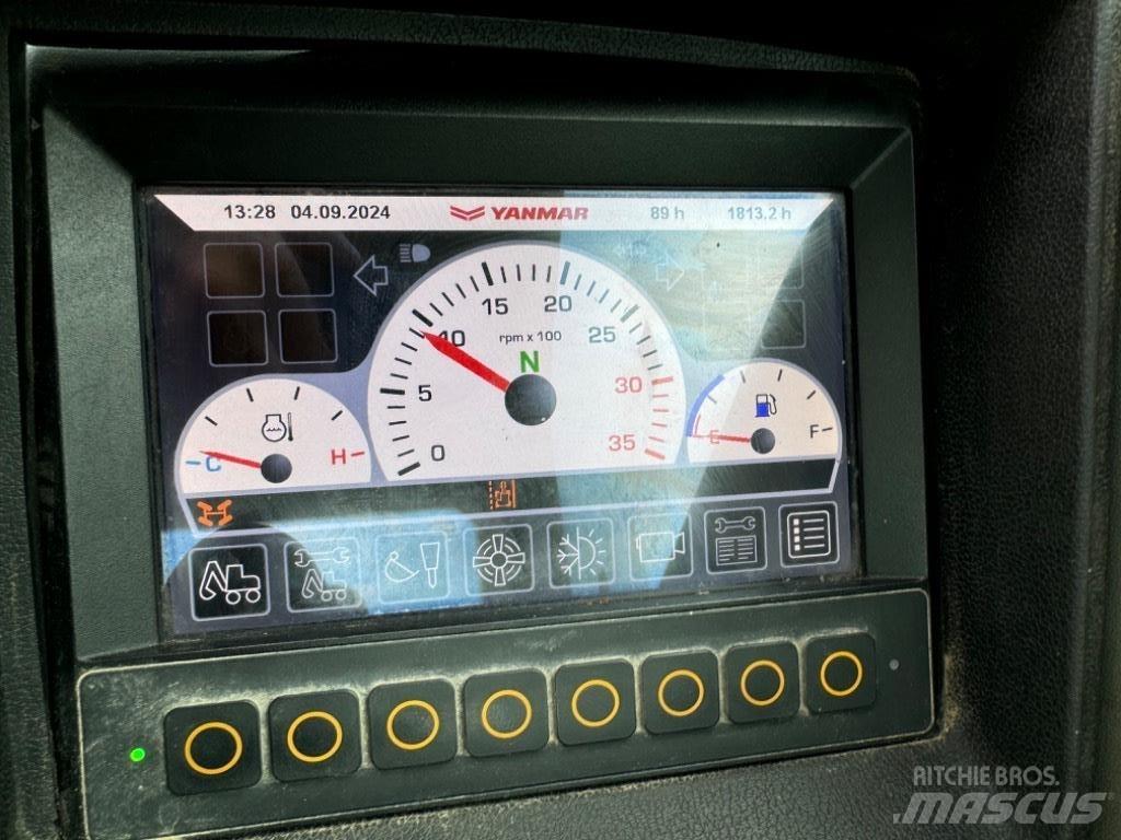 Yanmar B95W (40744) Bagri na kolesih