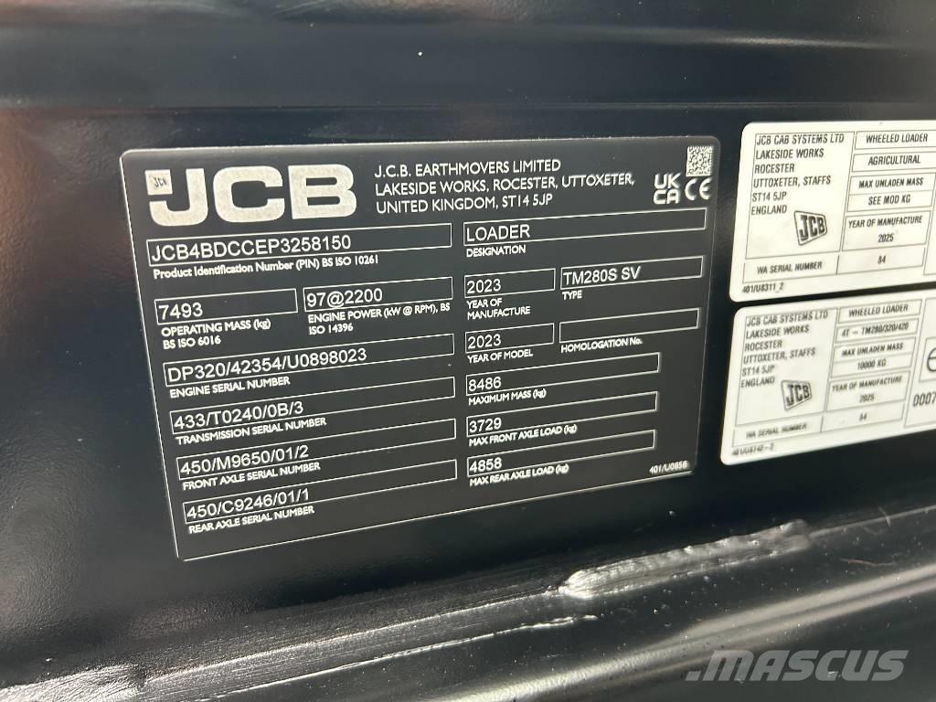 JCB TM280S Kmetijski teleskopski nakladalci