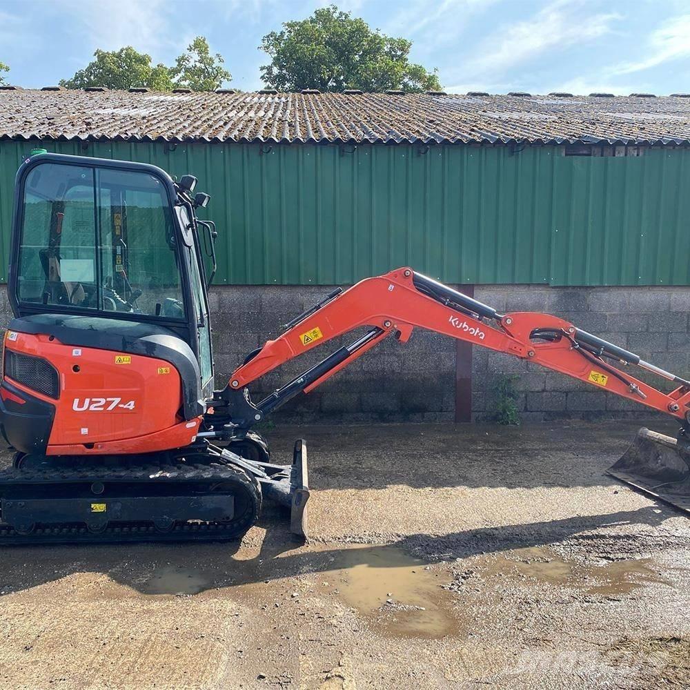 Kubota U 27-4 Mini bagri <7t