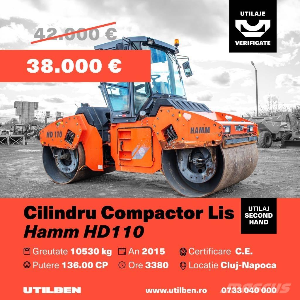 Hamm HD 110 Dvojni valjarji
