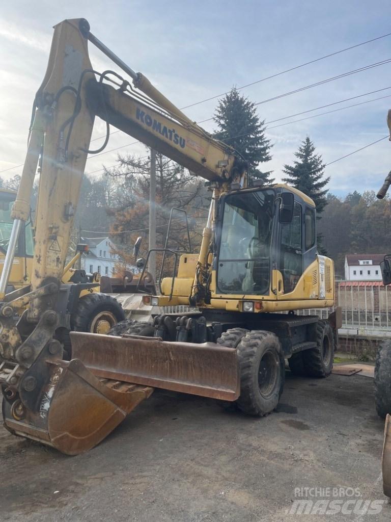 Komatsu PW 130-7K Bagri na kolesih