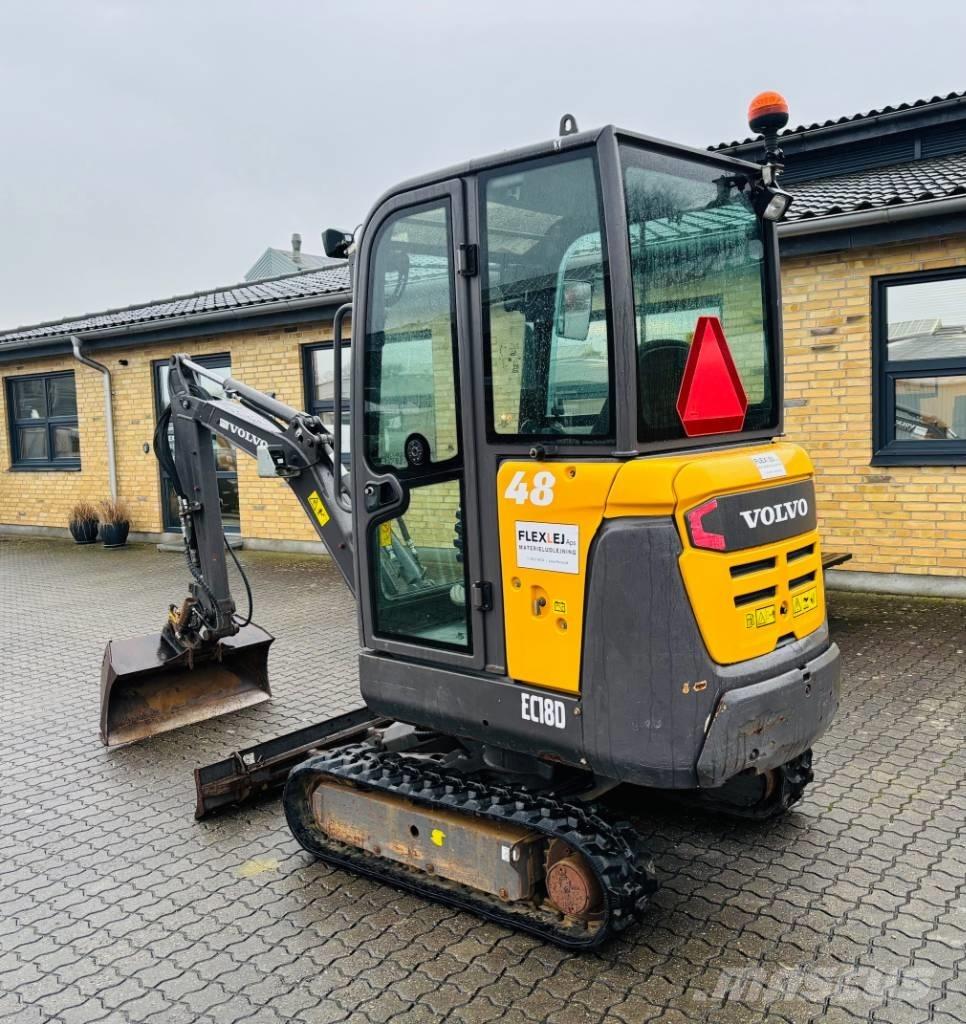 Volvo EC 18 Mini bagri <7t