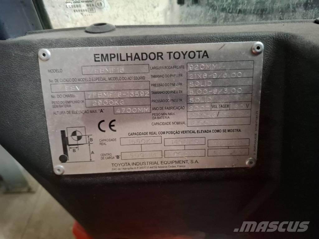 Toyota 75BMF18 Električni viličarji
