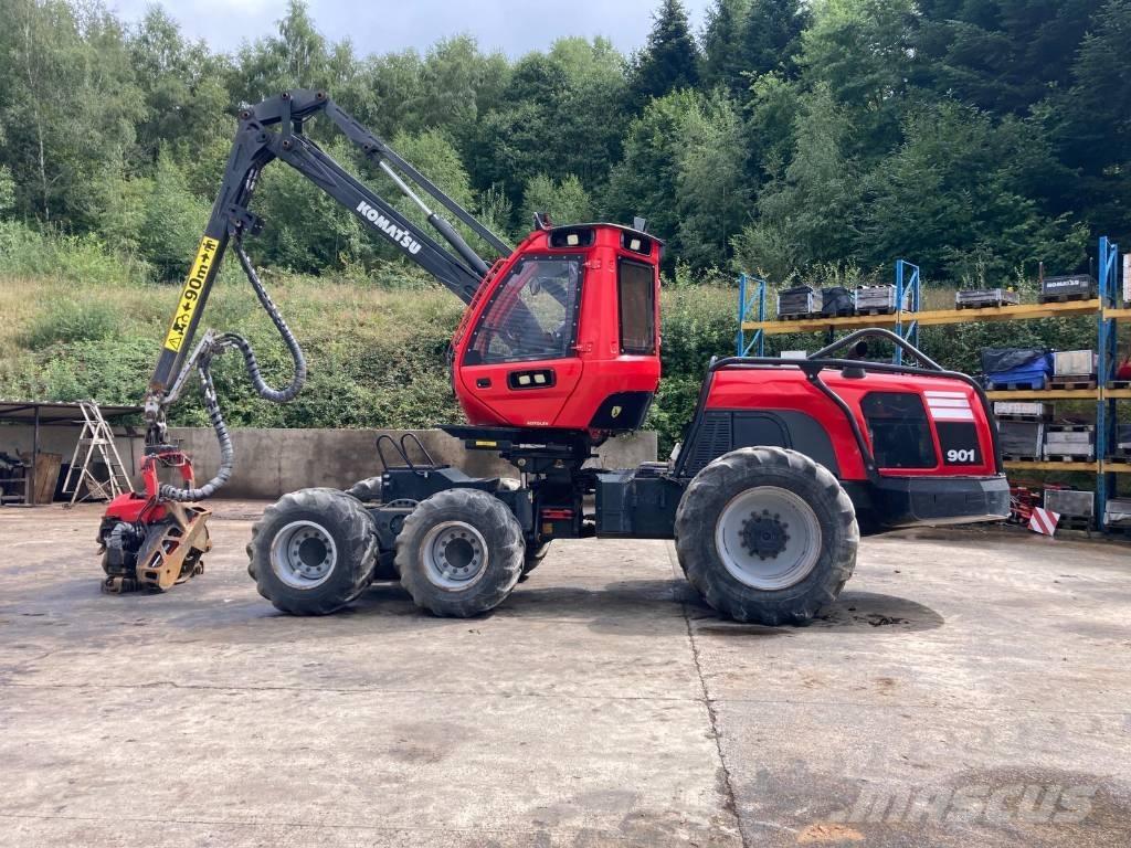 Komatsu 901 Harvesterji