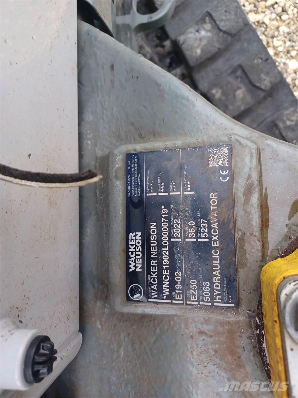 Wacker Neuson EZ50 Bagri goseničarji