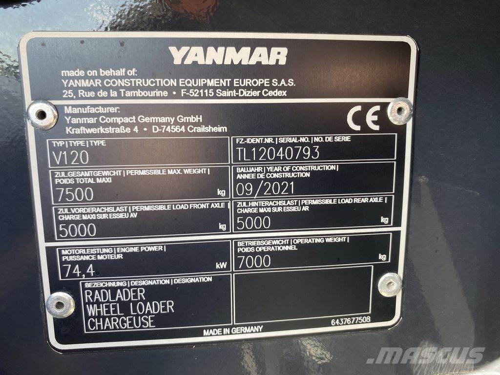 Yanmar V120 Kolesni nakladalci