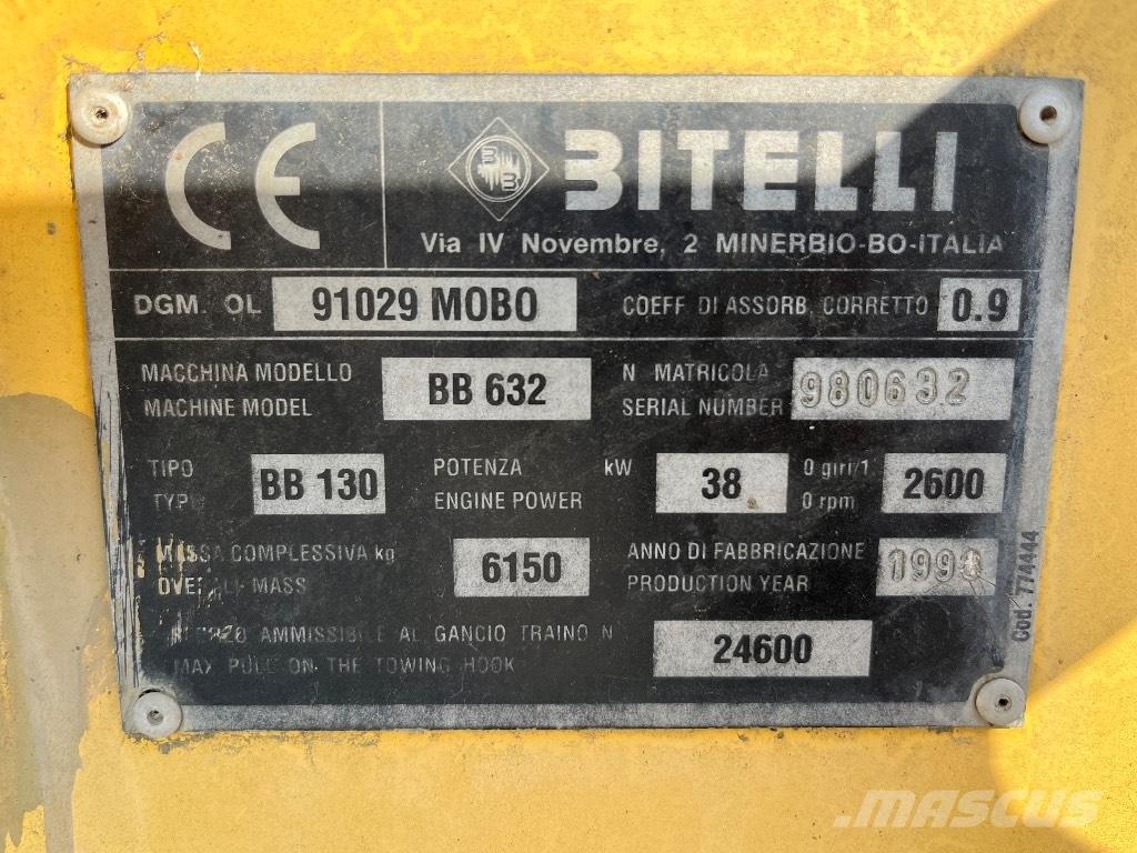 Bitelli BB 632 Asfaltni finišerji