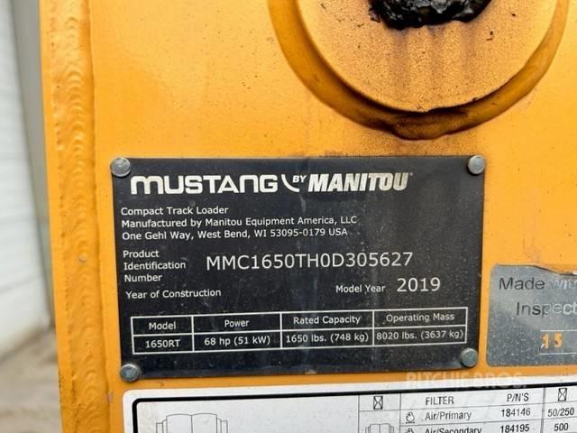 Mustang 1650RT Skid steer mini nakladalci