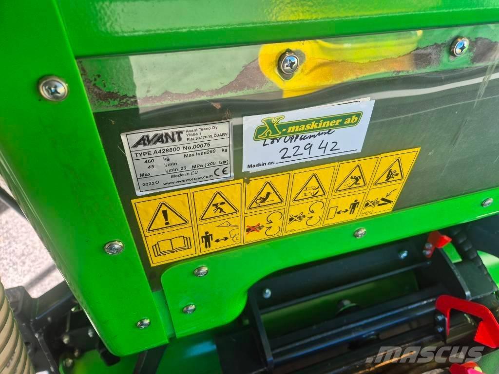 Avant Lövsug DEMO Skid steer mini nakladalci