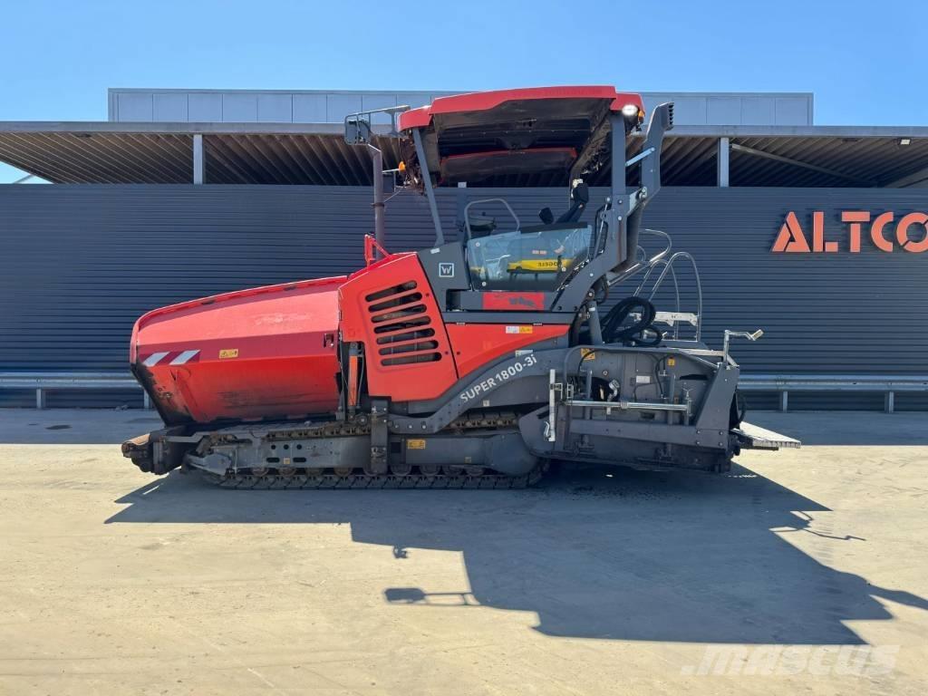 Vögele SUPER 1800-3I Asfaltni finišerji