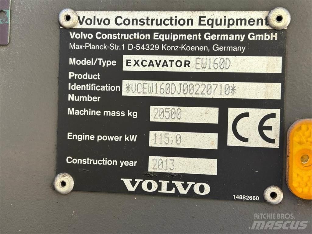 Volvo EW 160 D Bagri na kolesih