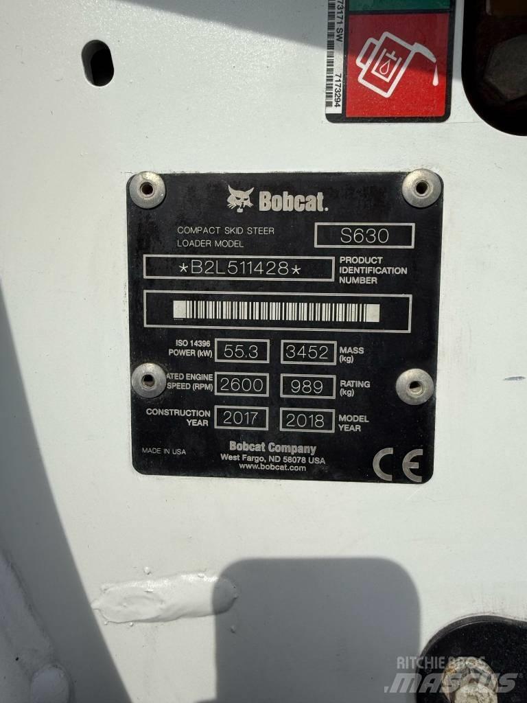 Bobcat S 630 Skid steer mini nakladalci