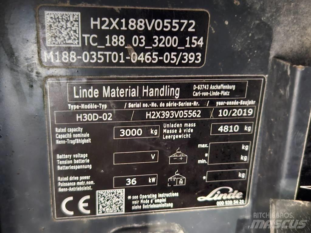 Linde H30D Dizelski viličarji