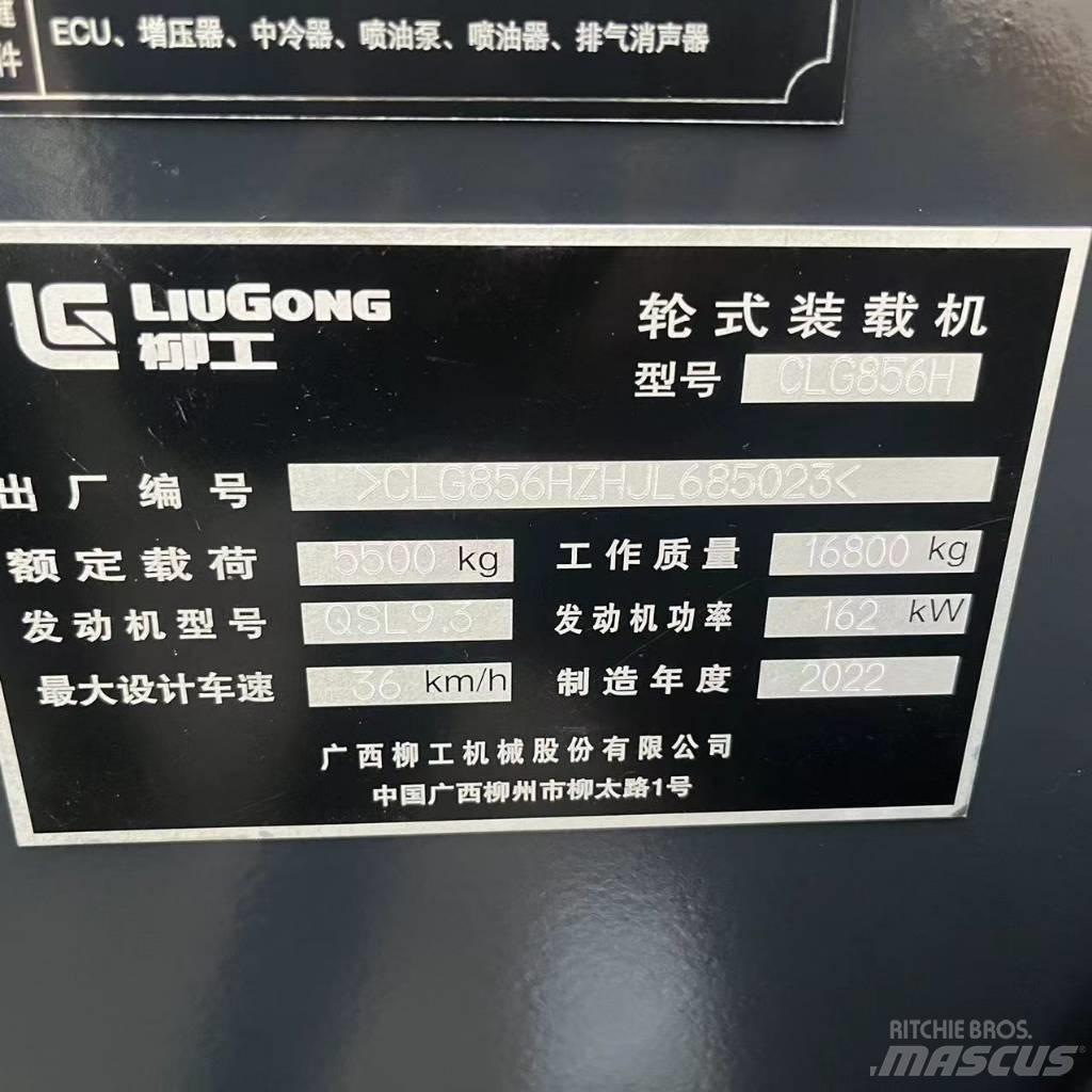 LiuGong 856 H Kolesni nakladalci