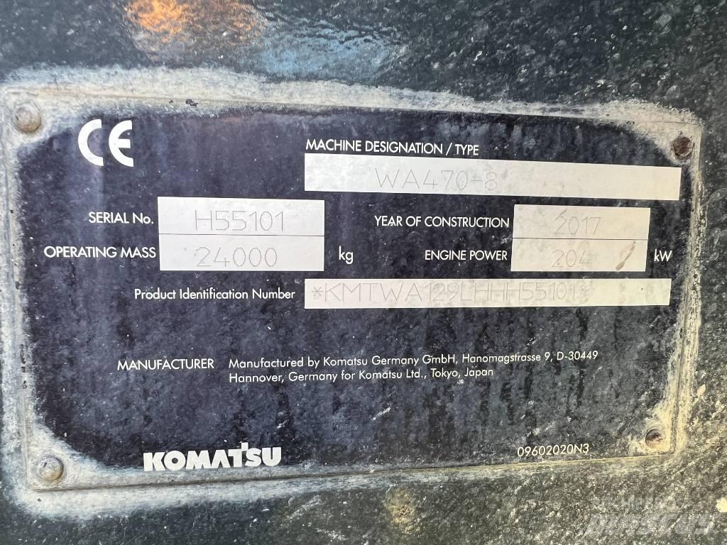 Komatsu WA 470-8 Kolesni nakladalci