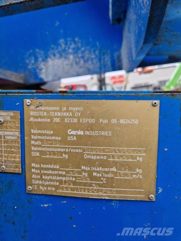 Genie S 65 Teleskopske dvižne ploščadi