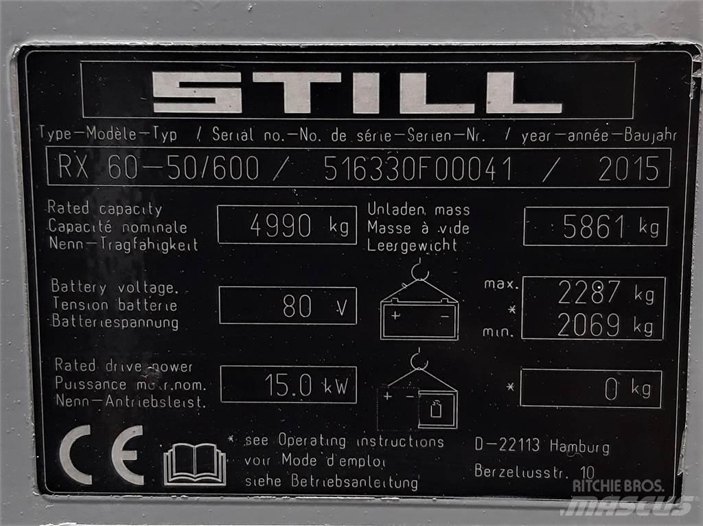 Still RX60 50 600 Električni viličarji