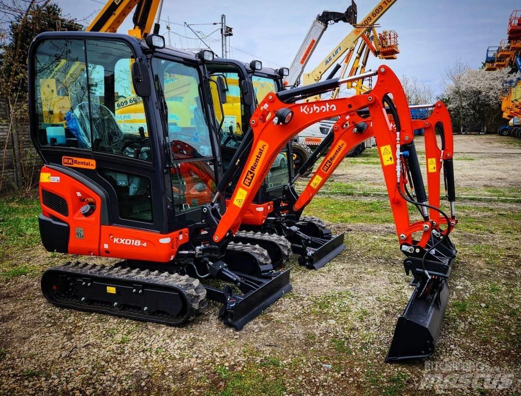 Kubota KX 018-4 Mini bagri <7t