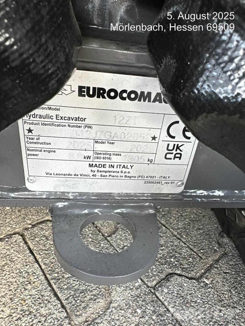 Eurocomach 12ZT Mini bagri <7t